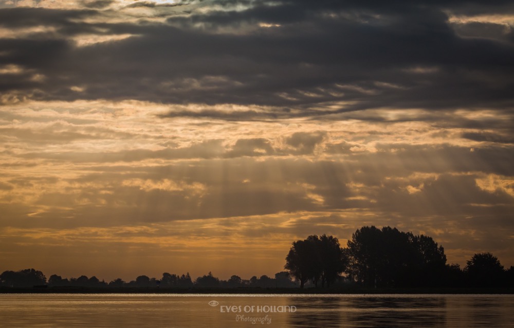 Zonsopkomst kagerplassen Warmond