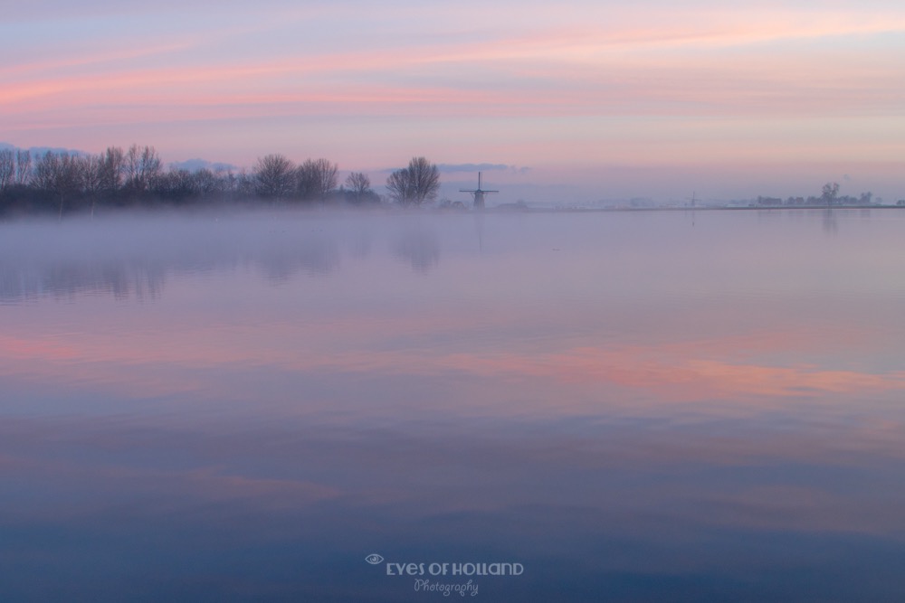 Zonsopkomst kagerplassen Warmond